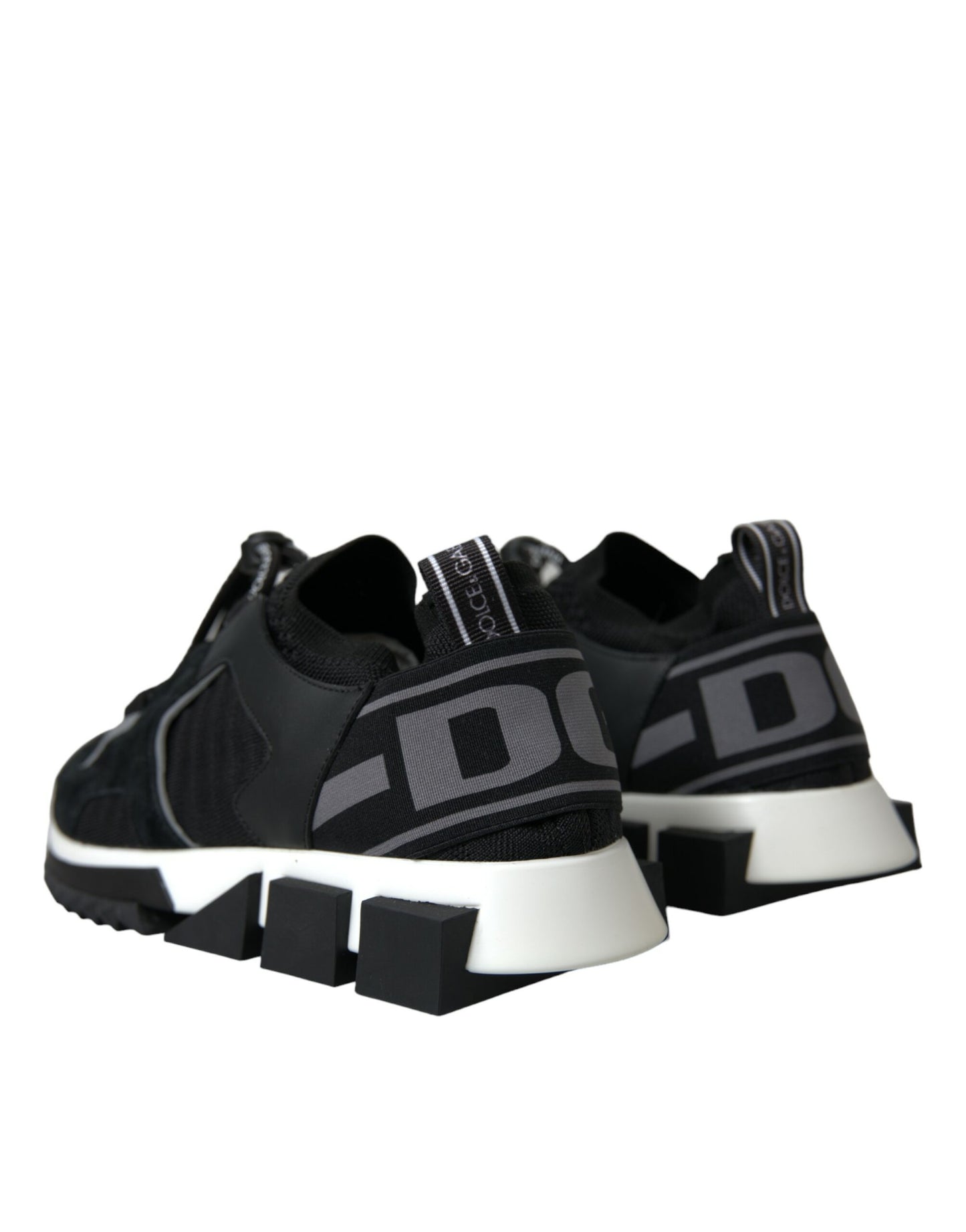 Dolce & Gabbana Black Sorrento Lace Up Low Top Men Sneakers Shoes