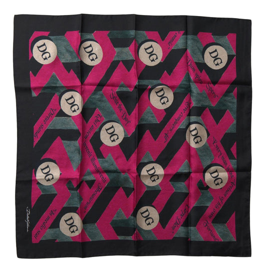 Dolce & Gabbana Elegant Silk Square Scarf for Men