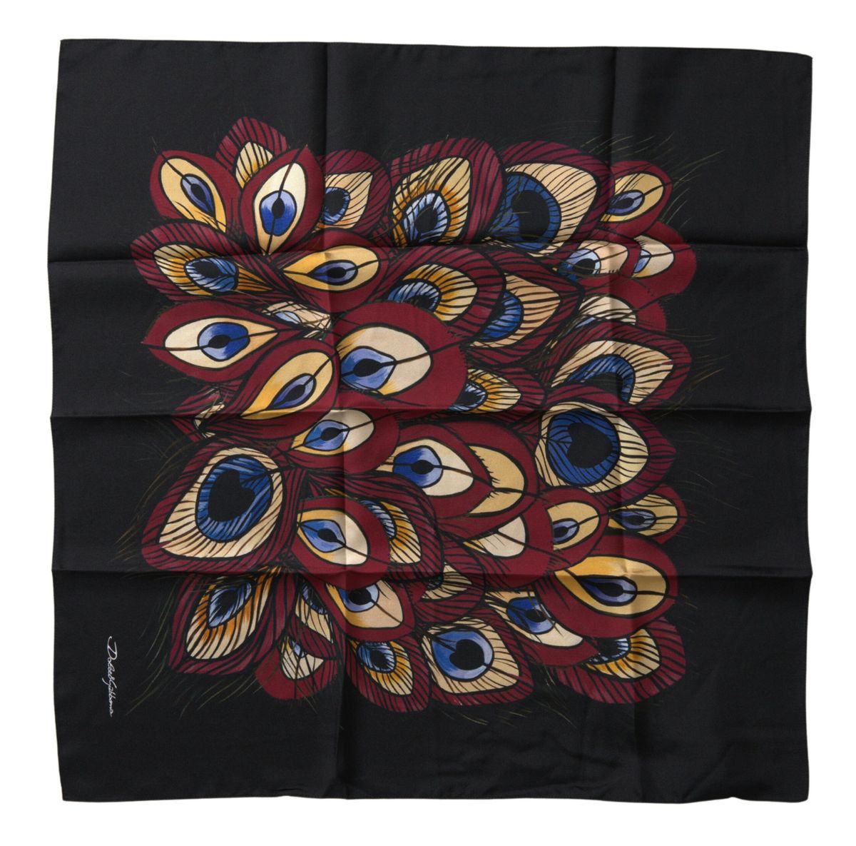 Dolce & Gabbana Elegant Men's Silk Square Scarf