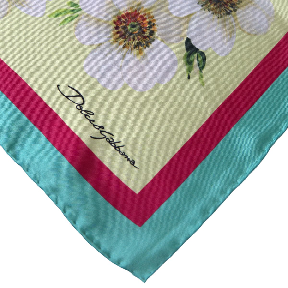 Dolce & Gabbana Elegant Multicolor Silk Square Scarf