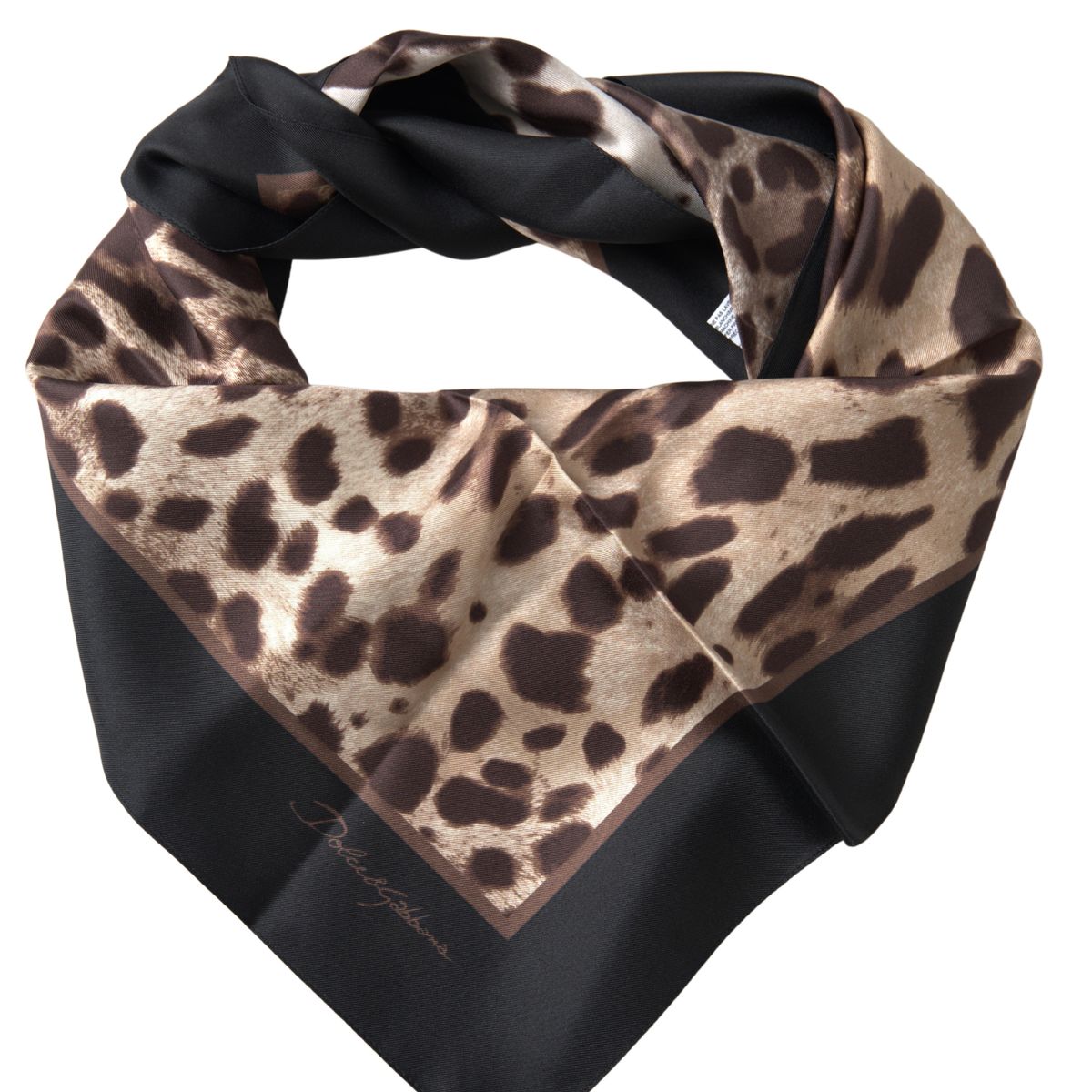 Dolce & Gabbana Elegant Silk Square Wrap Scarf