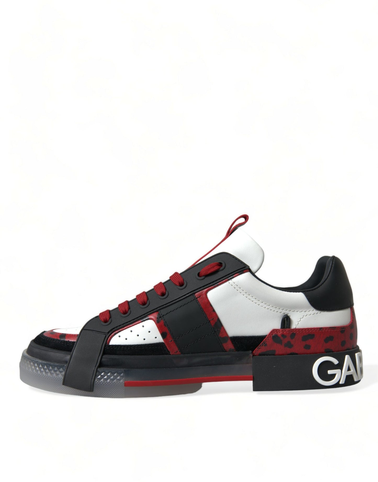 Dolce & Gabbana Multicolor Custom Leopard Men Sneakers Shoes