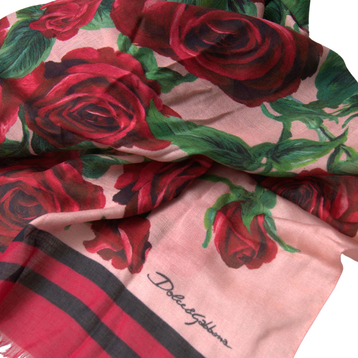 Dolce & Gabbana Elegant Multicolor Neck Wrap Scarf