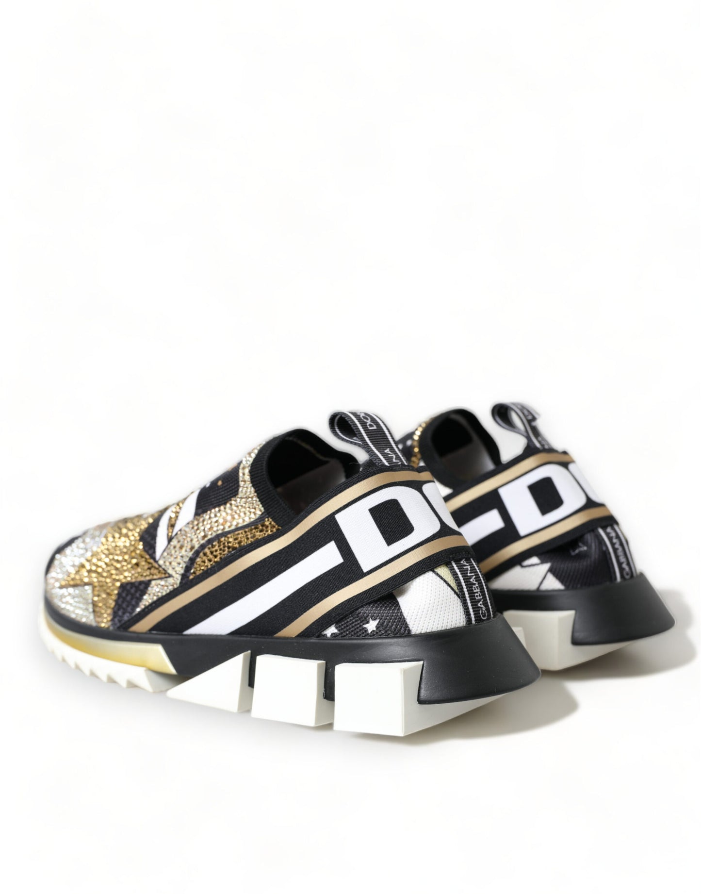 Dolce & Gabbana Crystal-Embellished Sorrento Slip-On Sneakers