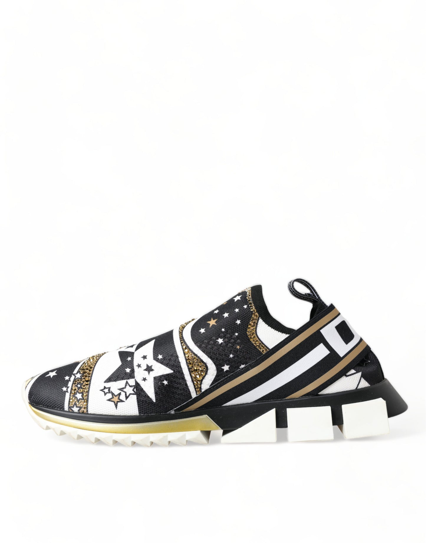 Dolce & Gabbana Crystal-Embellished Sorrento Slip-On Sneakers