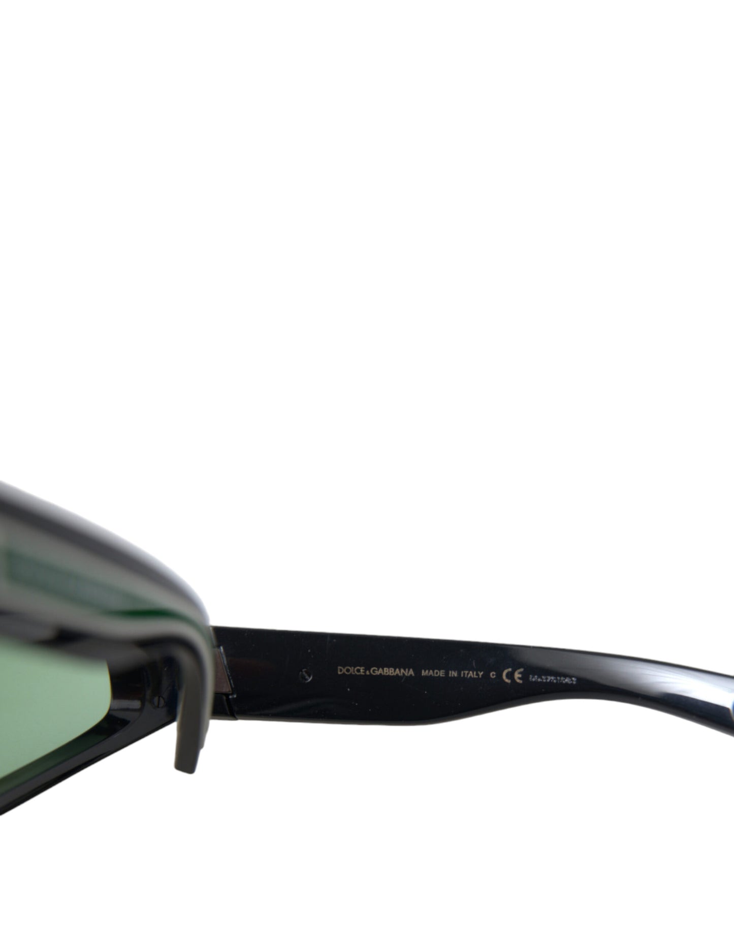 Dolce & Gabbana Sleek Men's Green-Lens Sunglasses