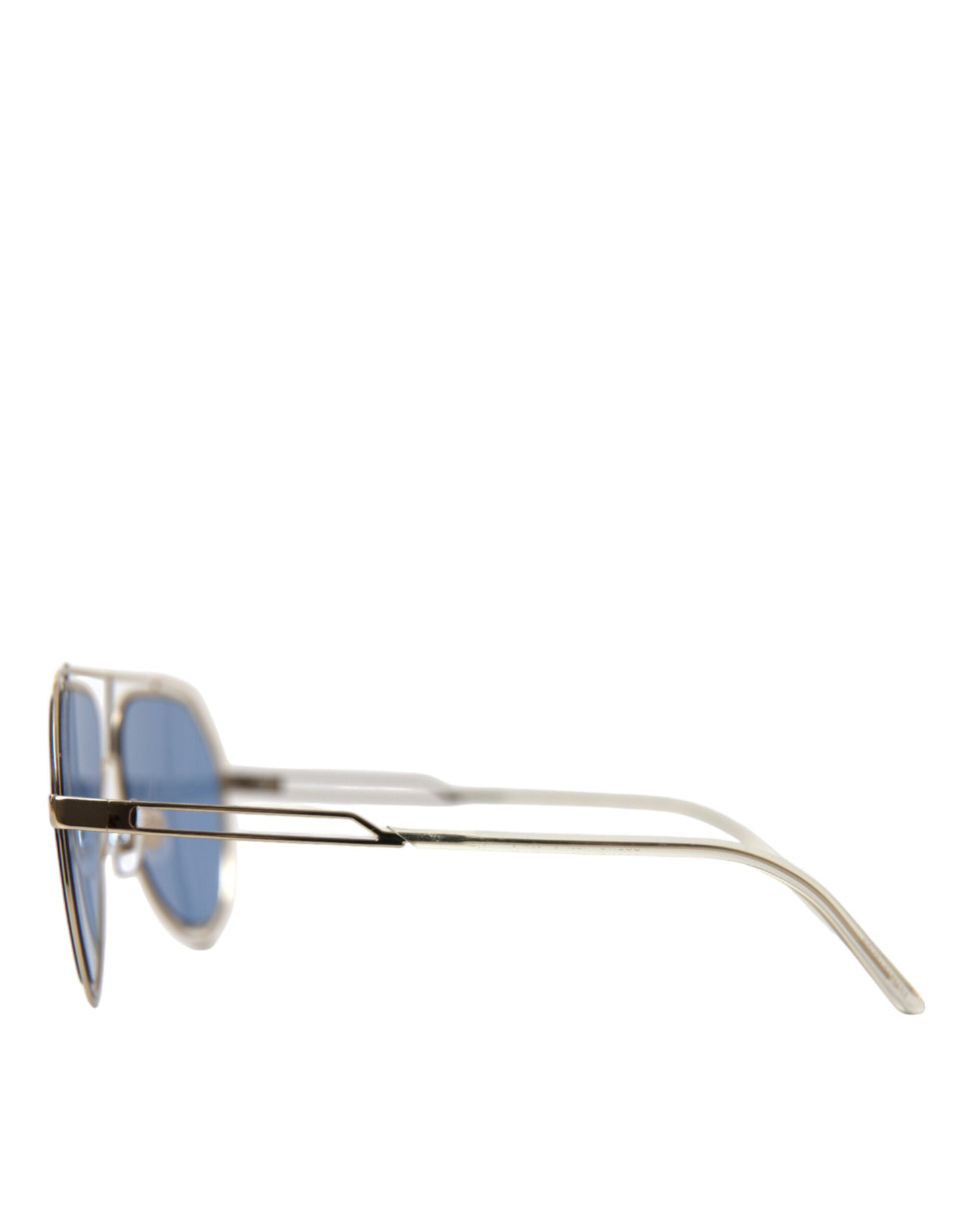 Dolce & Gabbana Elegant Gold Framed Blue Lens Sunglasses