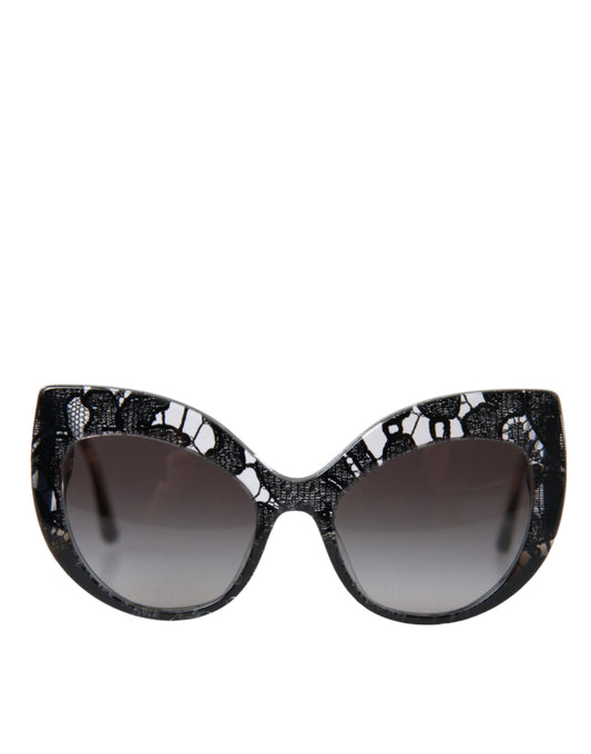 Dolce & Gabbana Elegant Sicilian Lace Designer Sunglasses