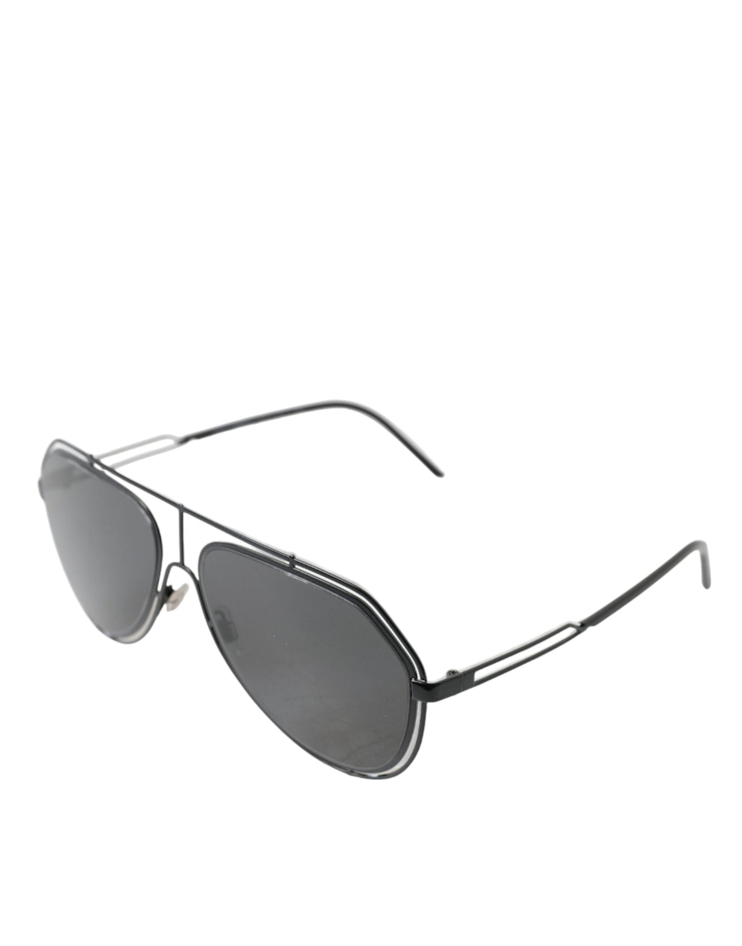 Dolce & Gabbana Elegant Black Metal Sunglasses for Men