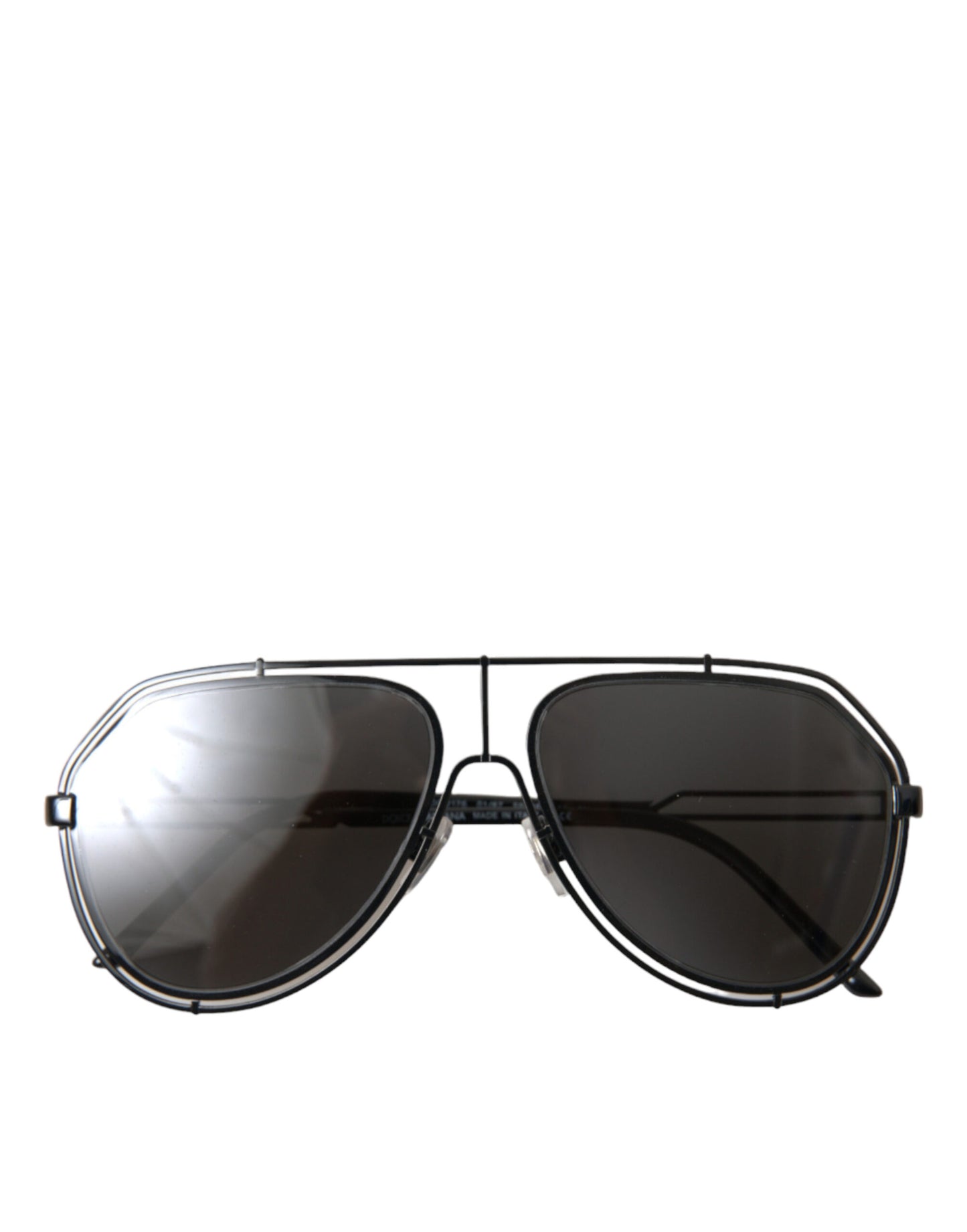 Dolce & Gabbana Elegant Black Metal Sunglasses for Men