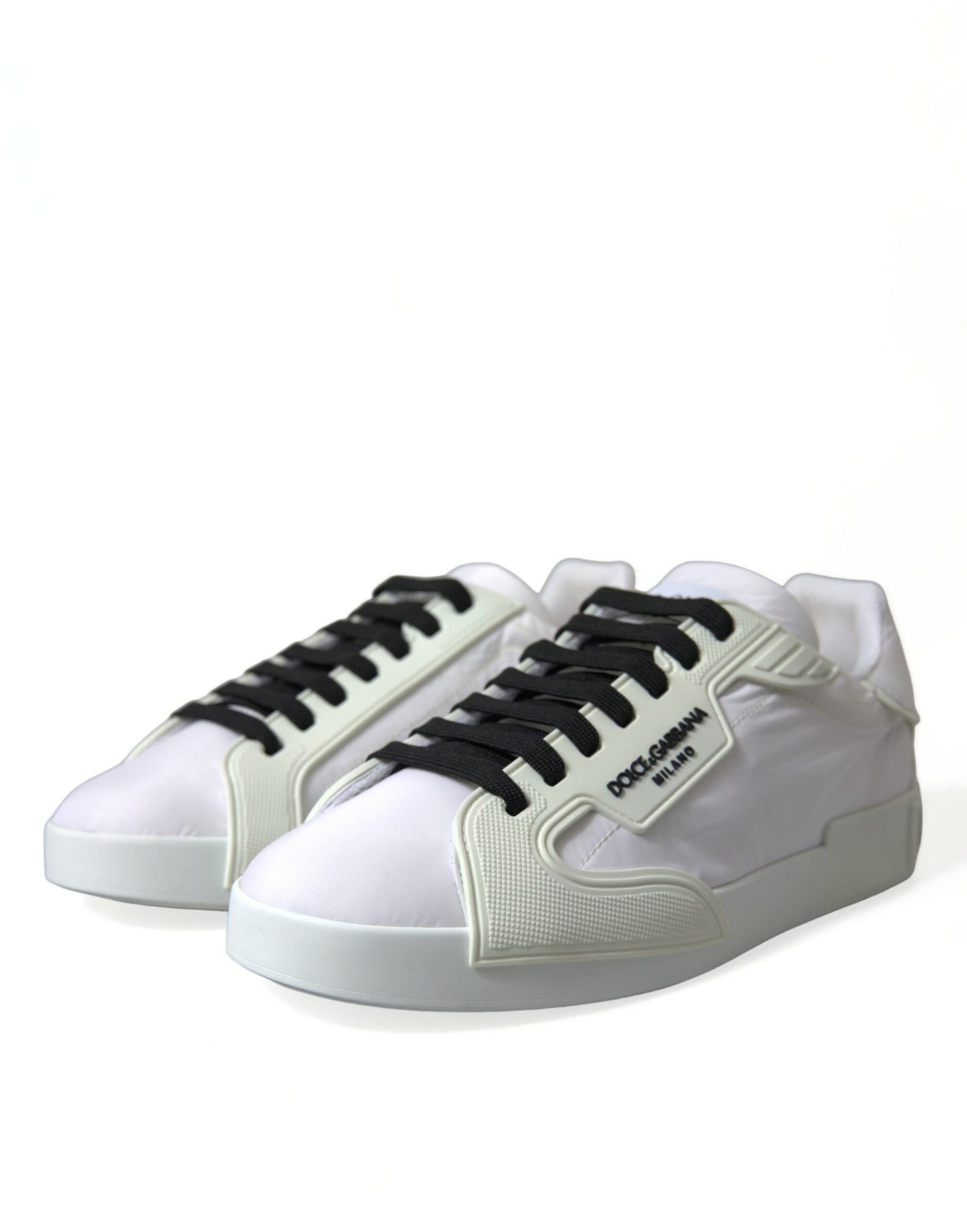 Dolce & Gabbana White PORTOFINO Low Top Sneakers Shoes