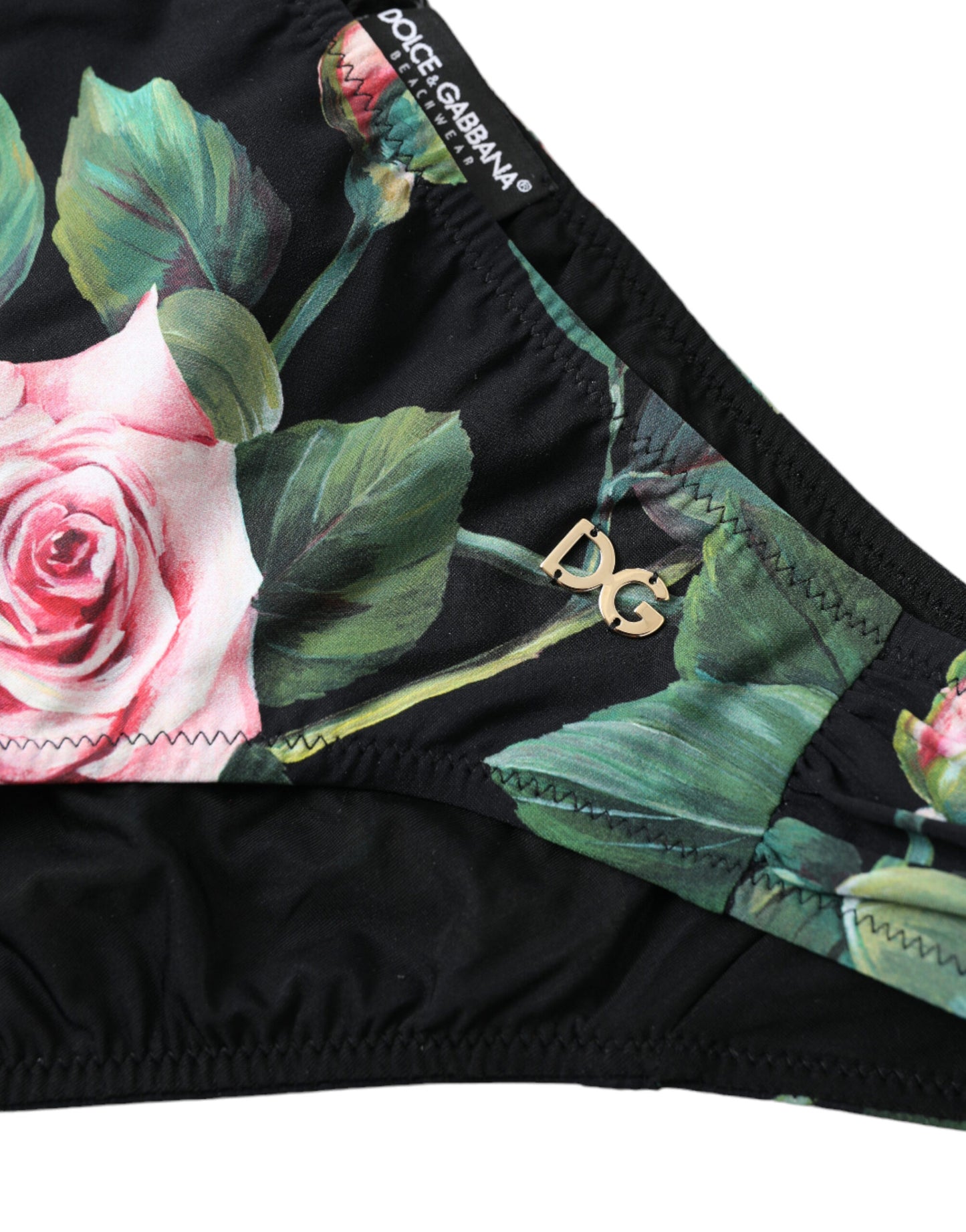 Dolce & Gabbana Chic Floral Print Bikini Bottom