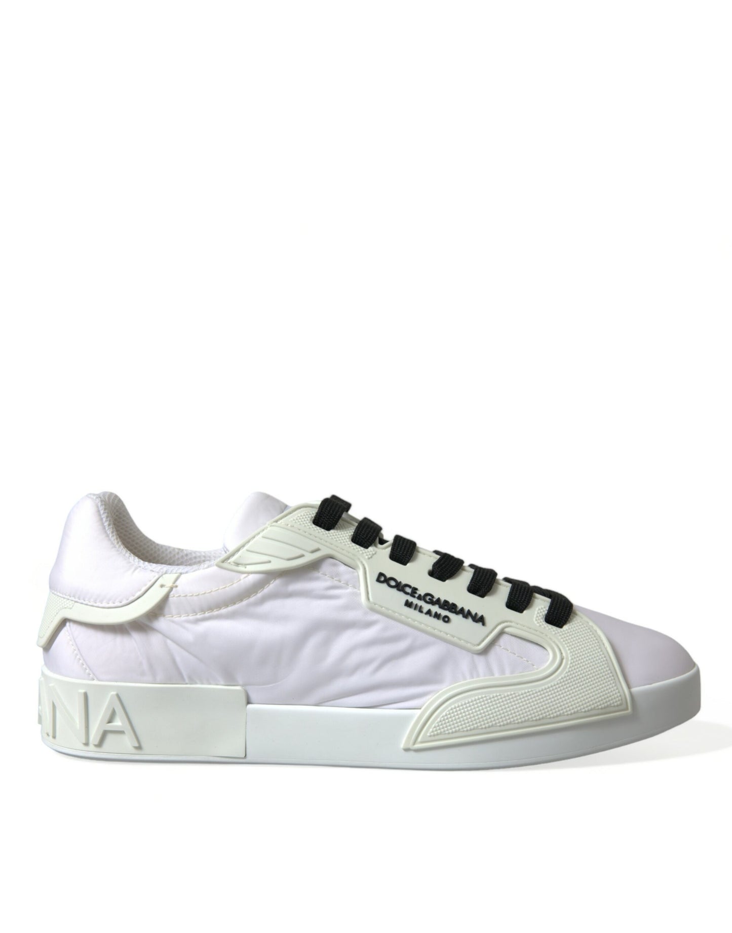 Dolce & Gabbana White PORTOFINO Low Top Sneakers Shoes