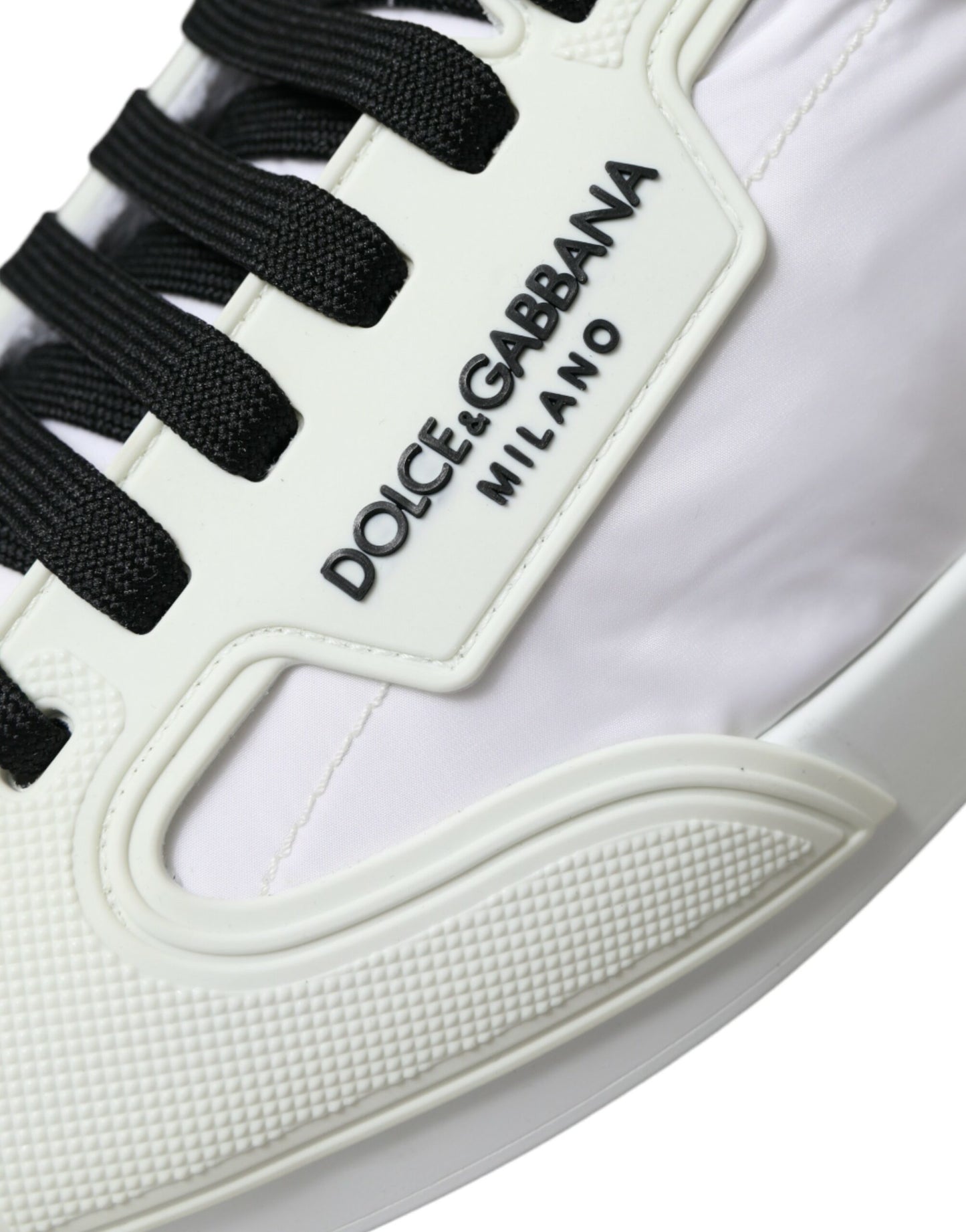 Dolce & Gabbana White PORTOFINO Low Top Sneakers Shoes