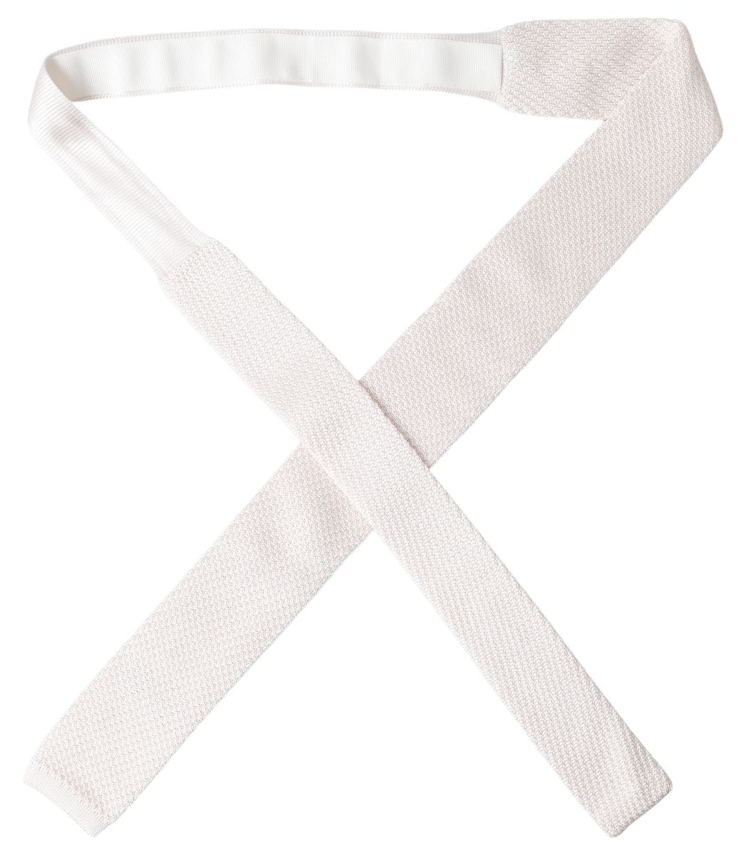 Dolce & Gabbana Stunning Silk White Bow Tie