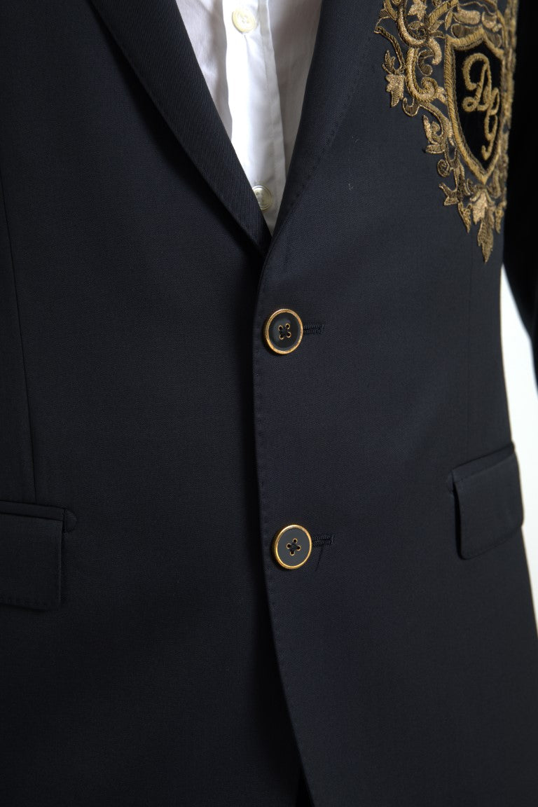 Dolce & Gabbana Elegant Single Breasted Virgin Wool Blazer