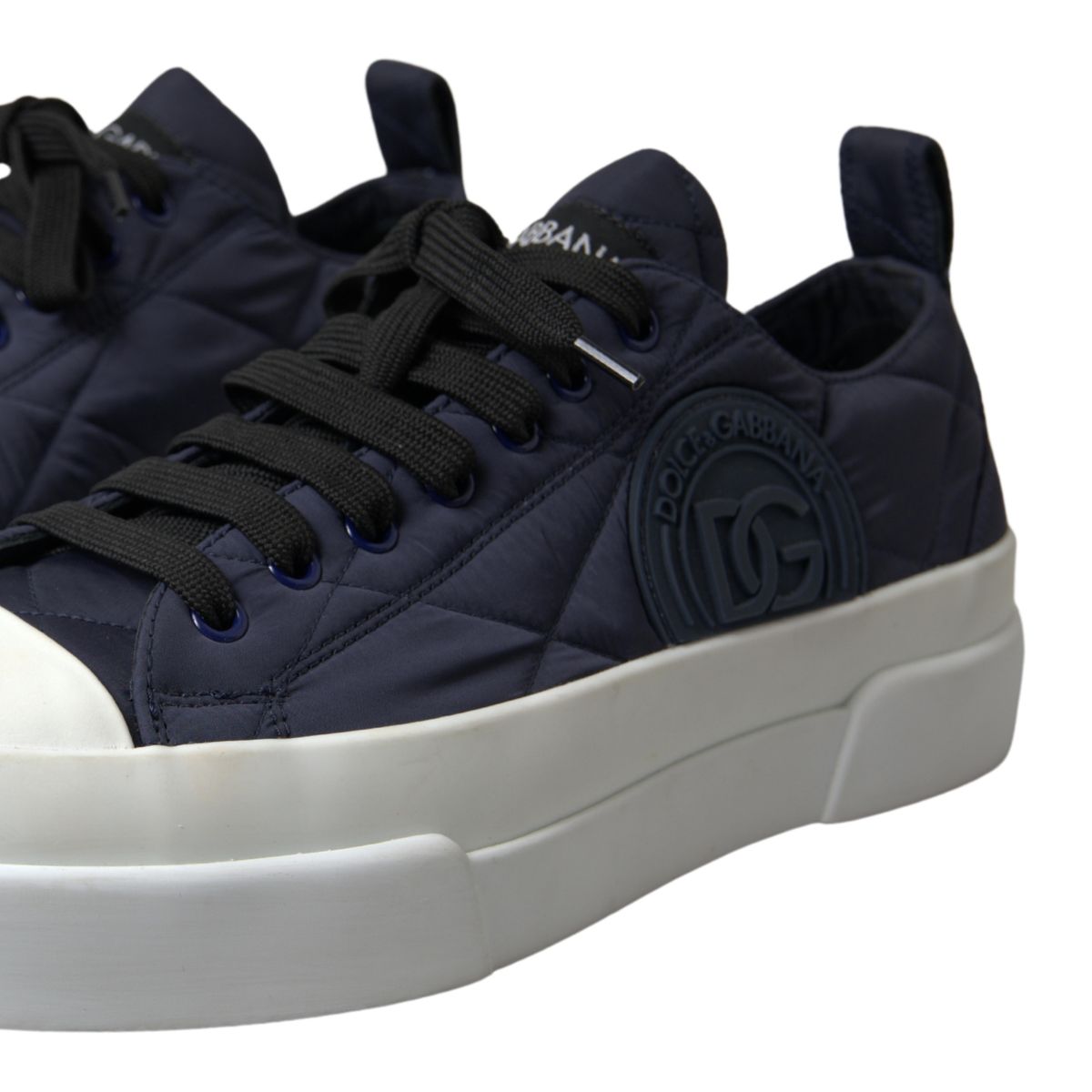 Dolce & Gabbana Chic Blue Casual Sneakers for the Stylish Man