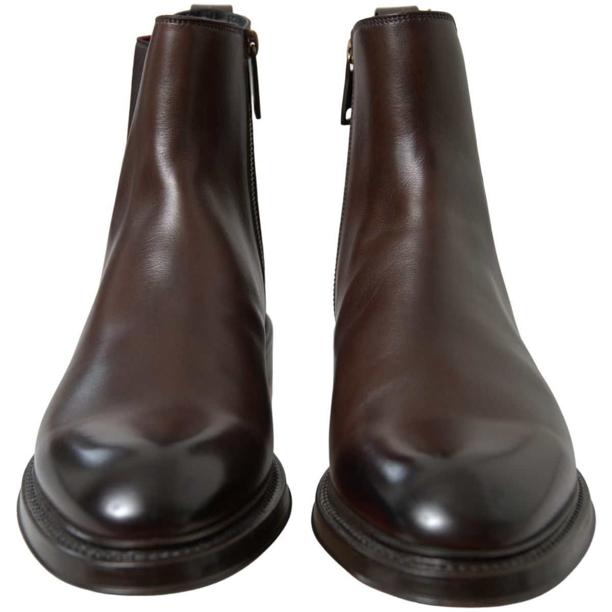 Dolce & Gabbana Elegant Leather Chelsea Boots