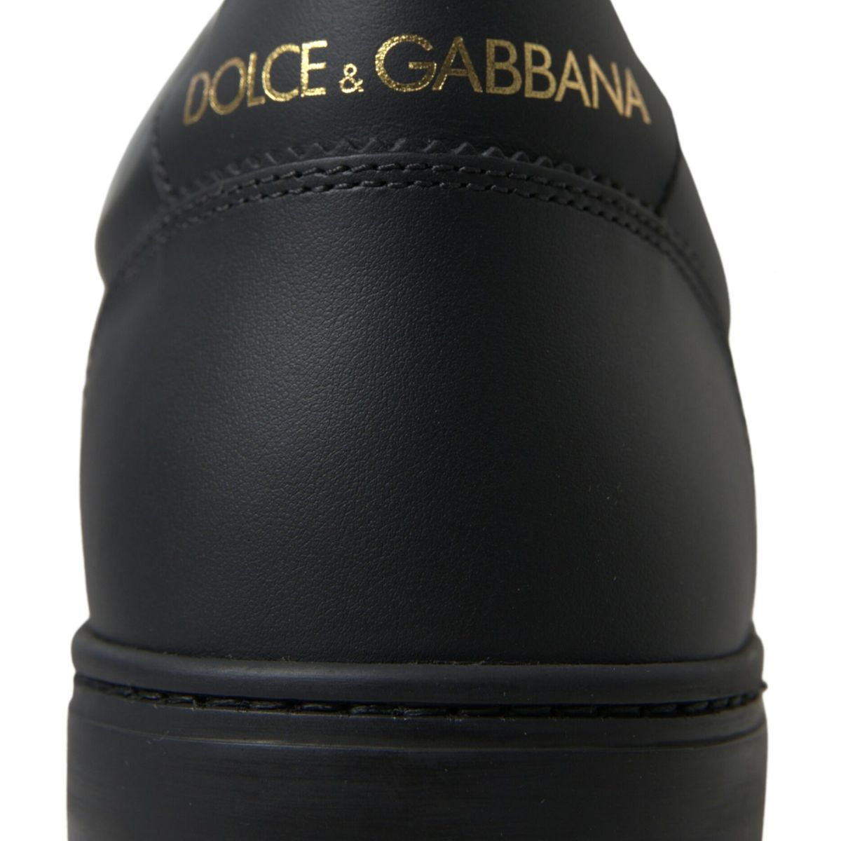 Dolce & Gabbana Elegant Heart Patch Leather Sneakers