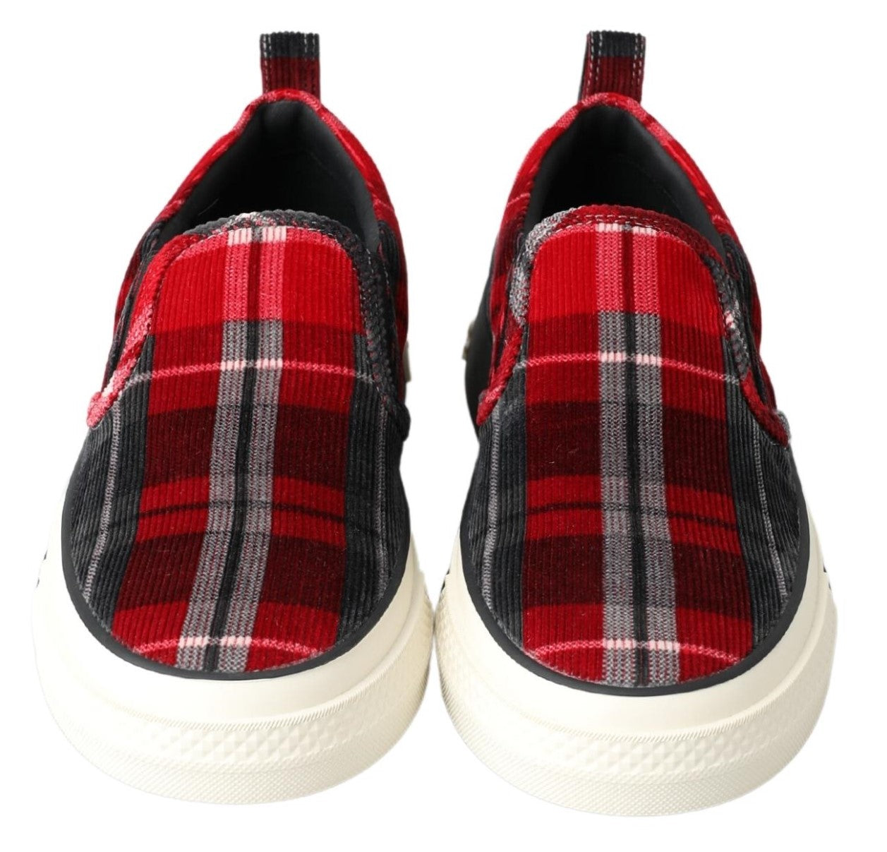 Dolce & Gabbana Checkered Charm Low-Top Sneakers