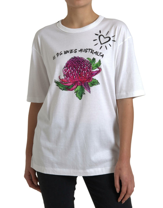 Dolce & Gabbana Chic Round Neck Cotton Tee