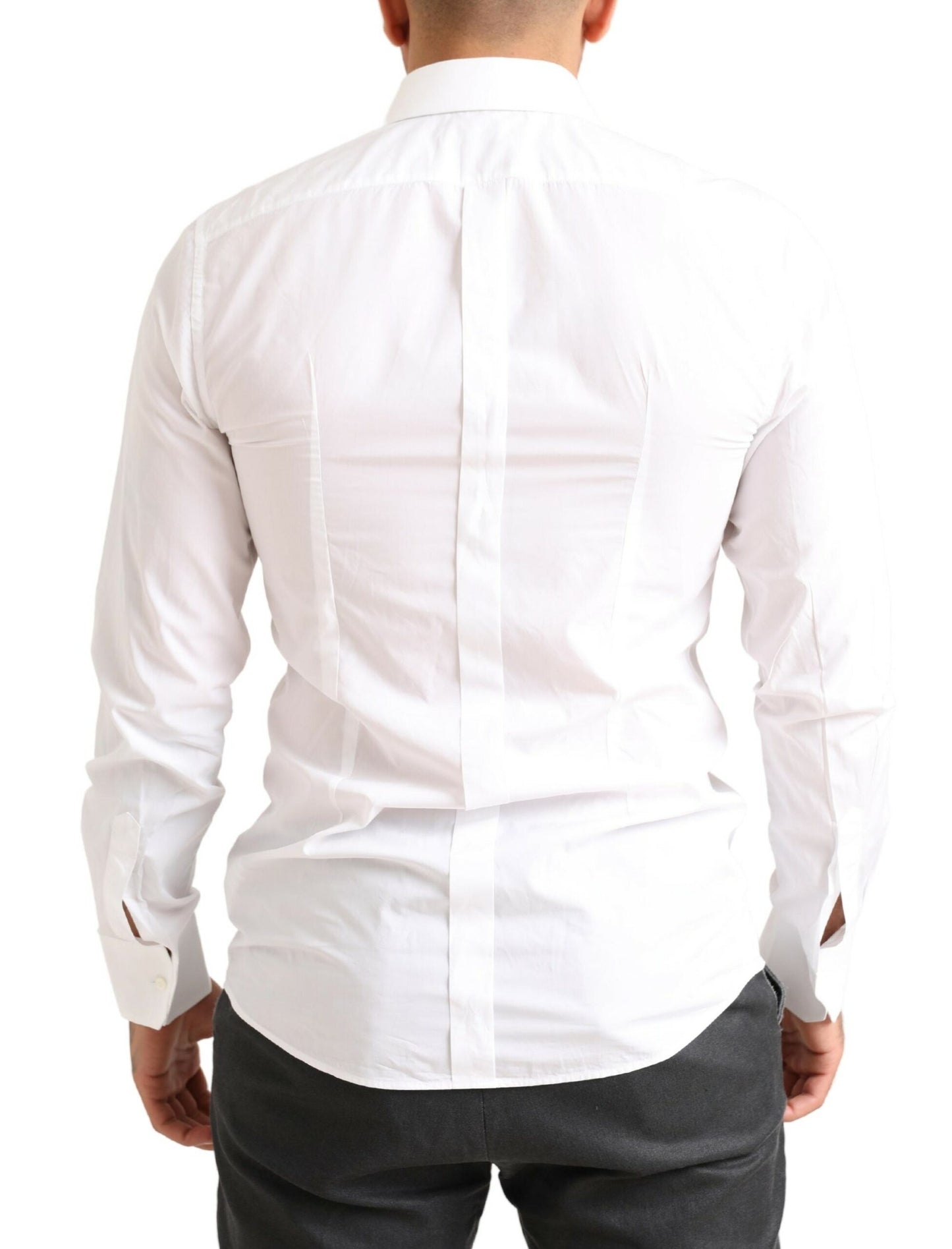 Dolce & Gabbana Slim Fit Italian Cotton Dress Shirt