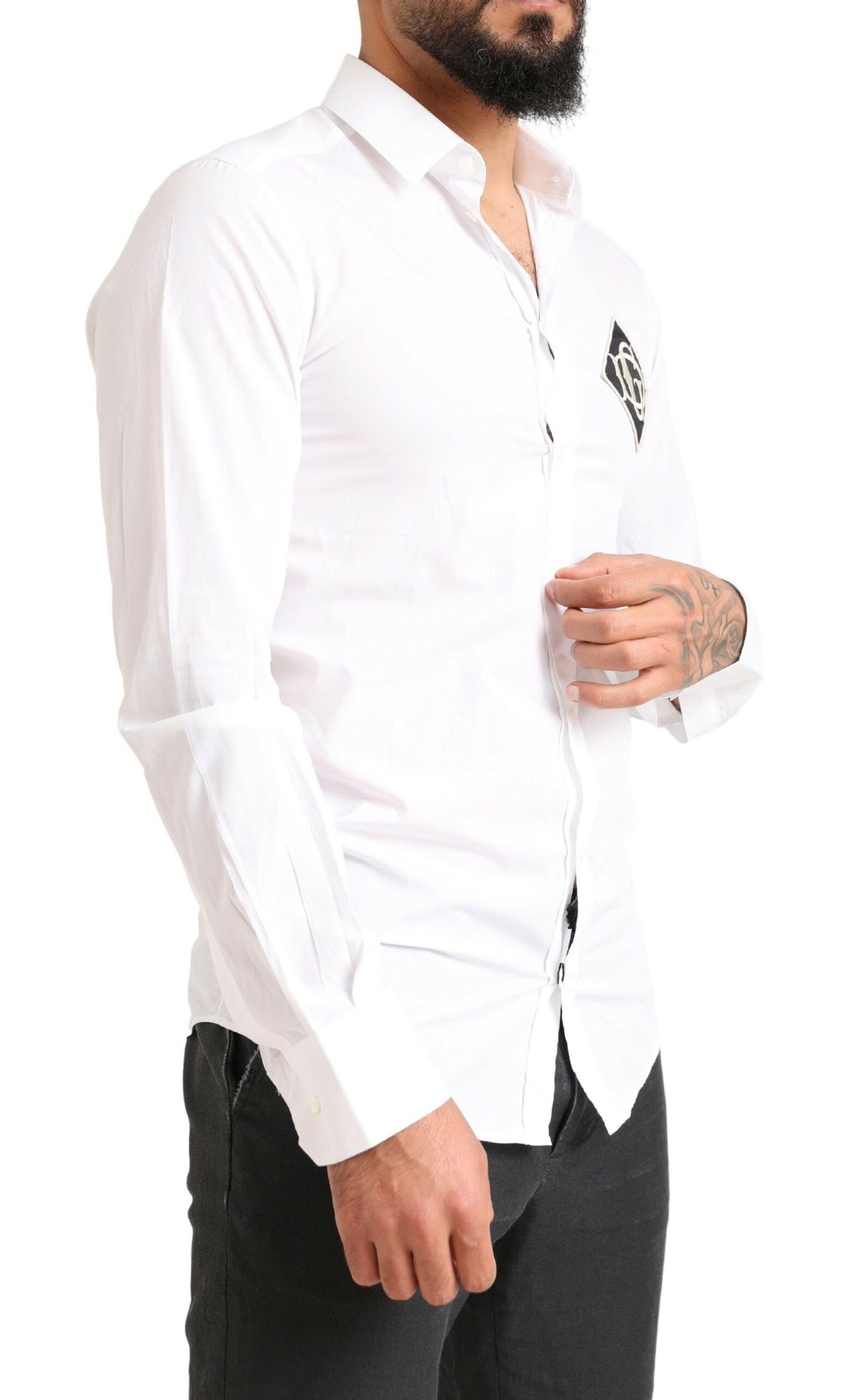 Dolce & Gabbana Slim Fit Italian Cotton Dress Shirt