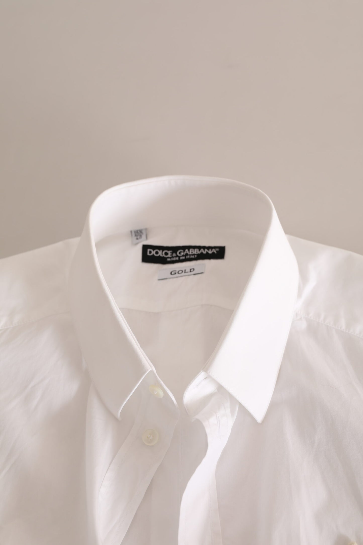 Dolce & Gabbana Slim Fit Italian Cotton Dress Shirt