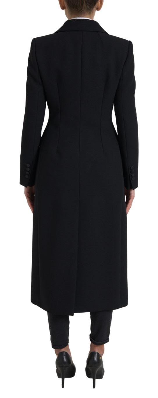 Dolce & Gabbana Elegant Double Breasted Wool Coat