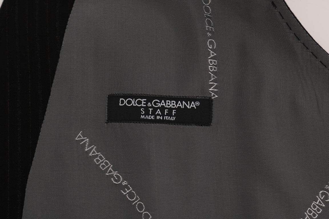 Dolce & Gabbana Elegant Striped Vest Waistcoat