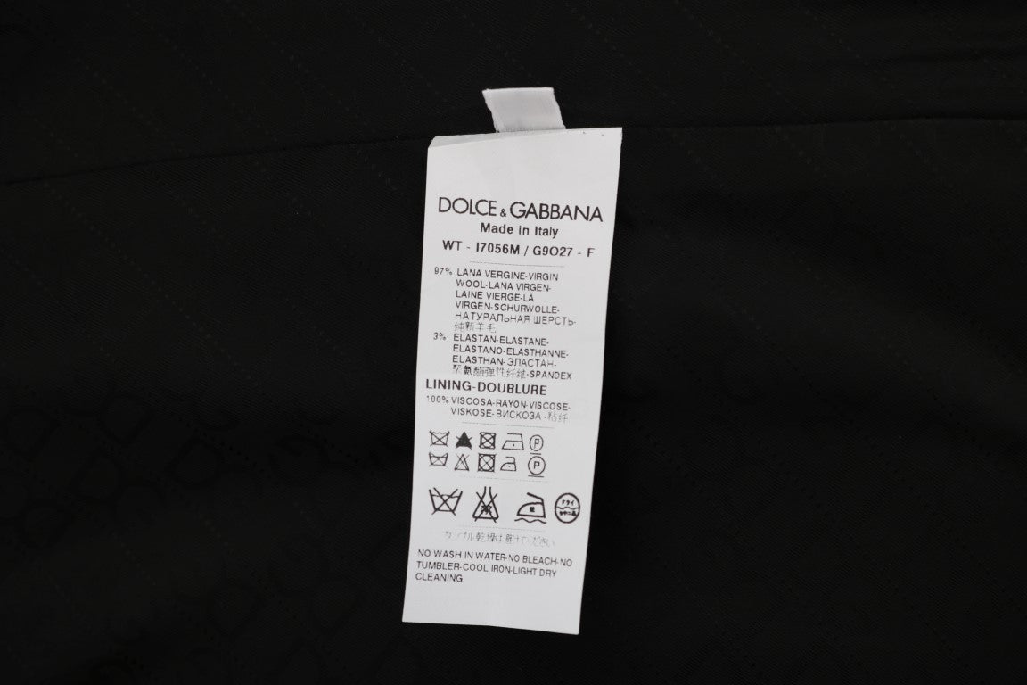 Dolce & Gabbana Elegant Black Single Breasted Vest