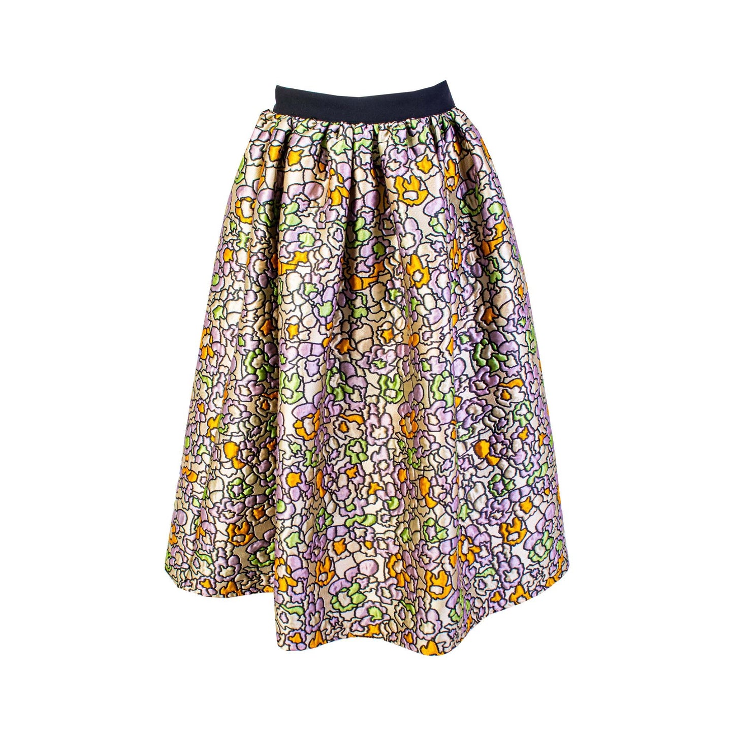 Lardini Elegant Multicolor Skirt & Jacket Ensemble