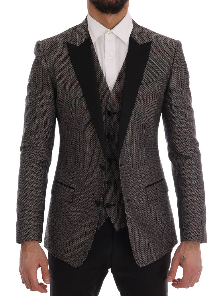 Dolce & Gabbana Elegant Slim Fit MARTINI Two-Button Blazer