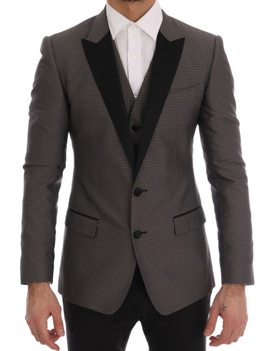 Dolce & Gabbana Elegant Slim Fit MARTINI Two-Button Blazer