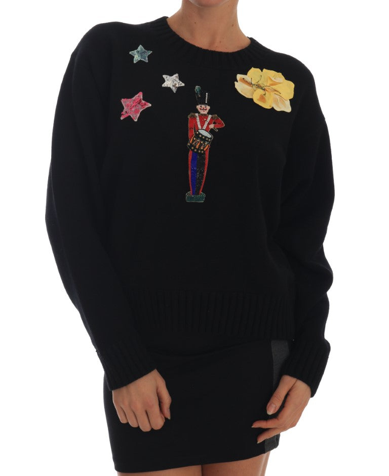 Dolce & Gabbana Enchanted Sequined Fairy Tale Sweater