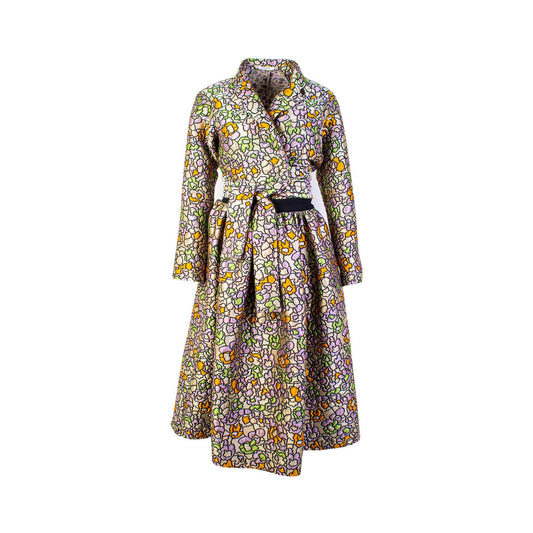 Lardini Elegant Multicolor Skirt & Jacket Ensemble