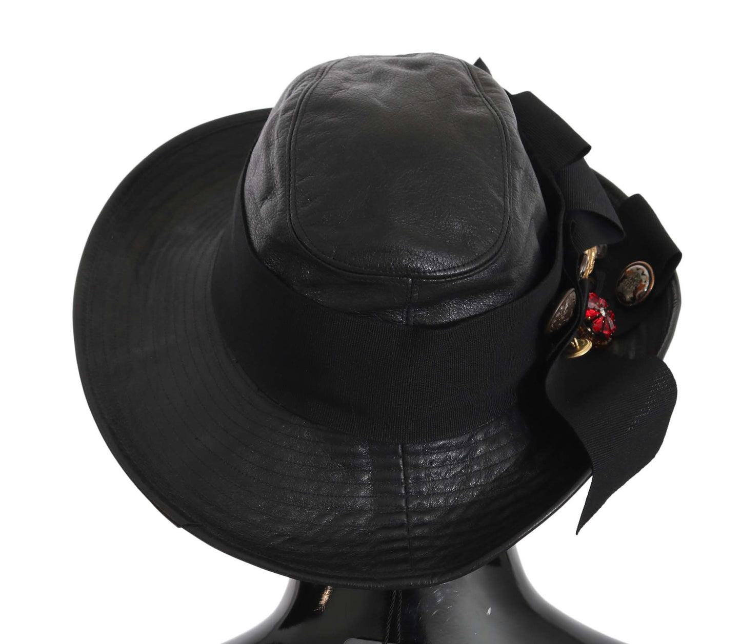 Dolce & Gabbana Elegant Wide-Brim Crystal Fedora Hat