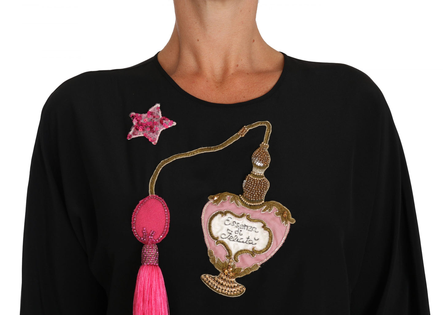 Dolce & Gabbana Enchanted Fairy Tale Silk Blouse