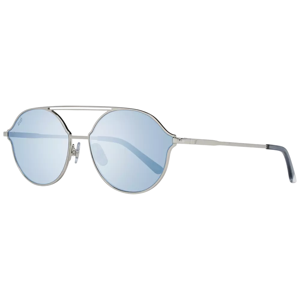 Web Silver Unisex Sunglasses