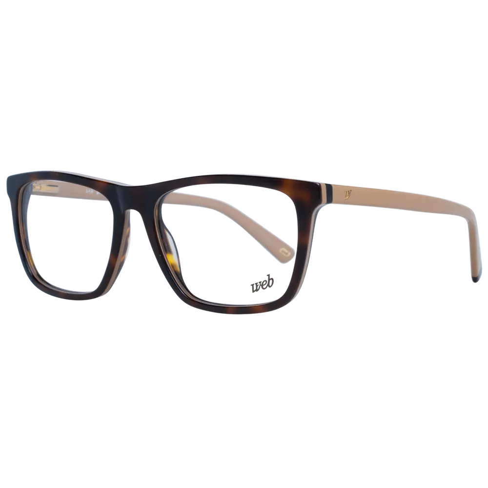 Web Brown Men Optical Frames