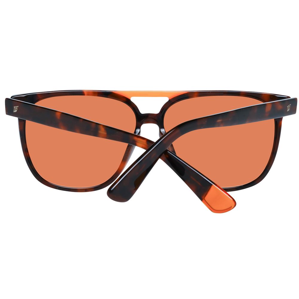 Web Brown Unisex Sunglasses