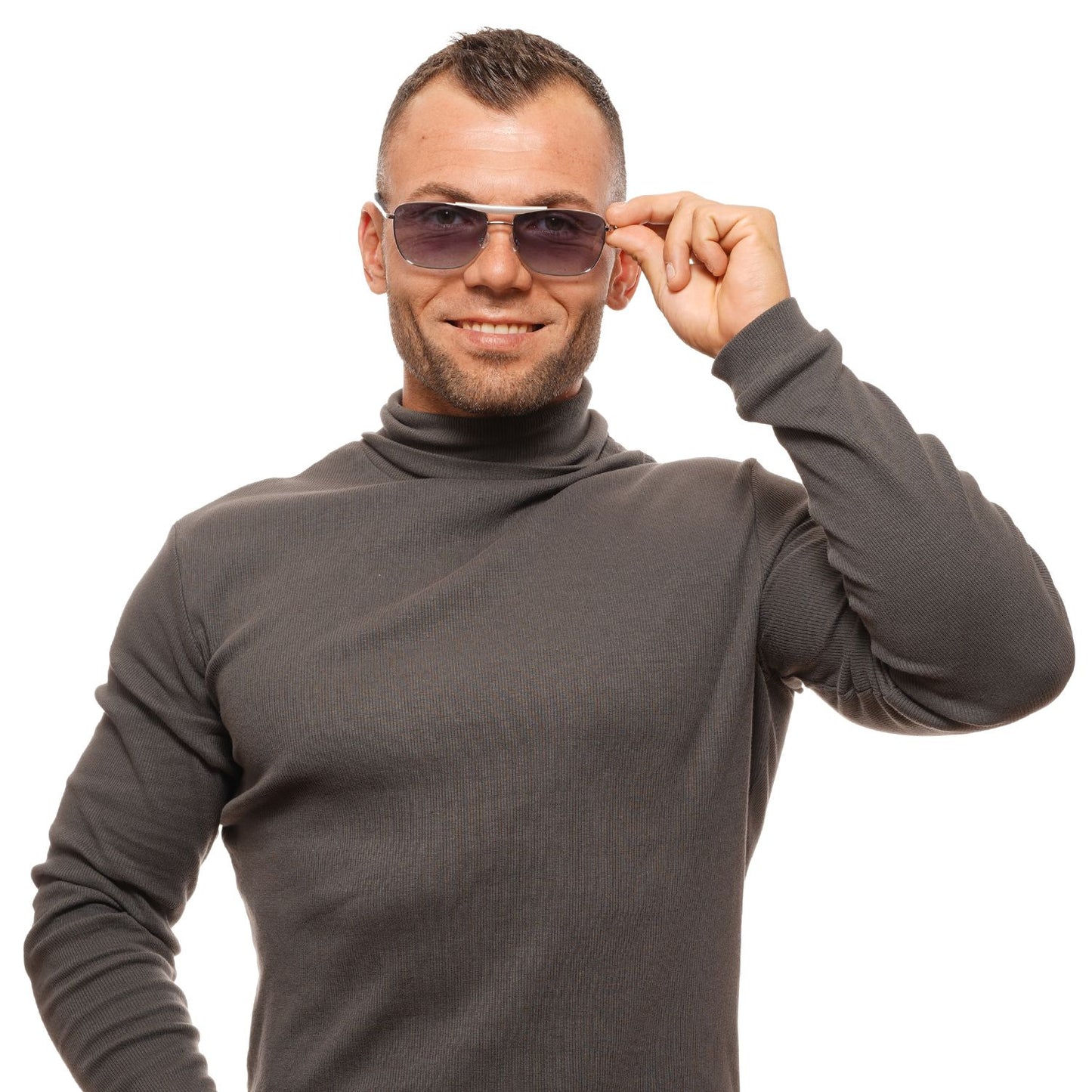 Web Silver Sunglasses for man