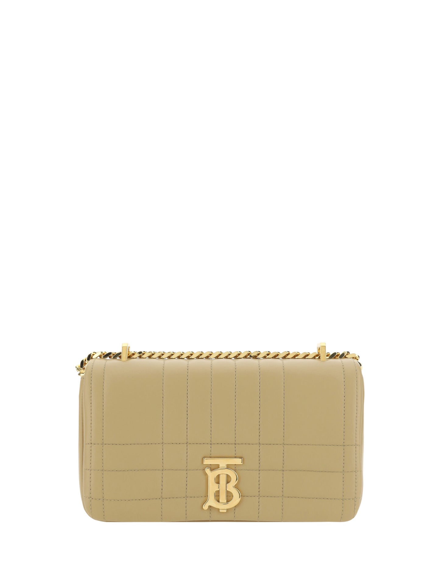 Burberry Elegant Quilted Lamb Leather Shoulder Bag