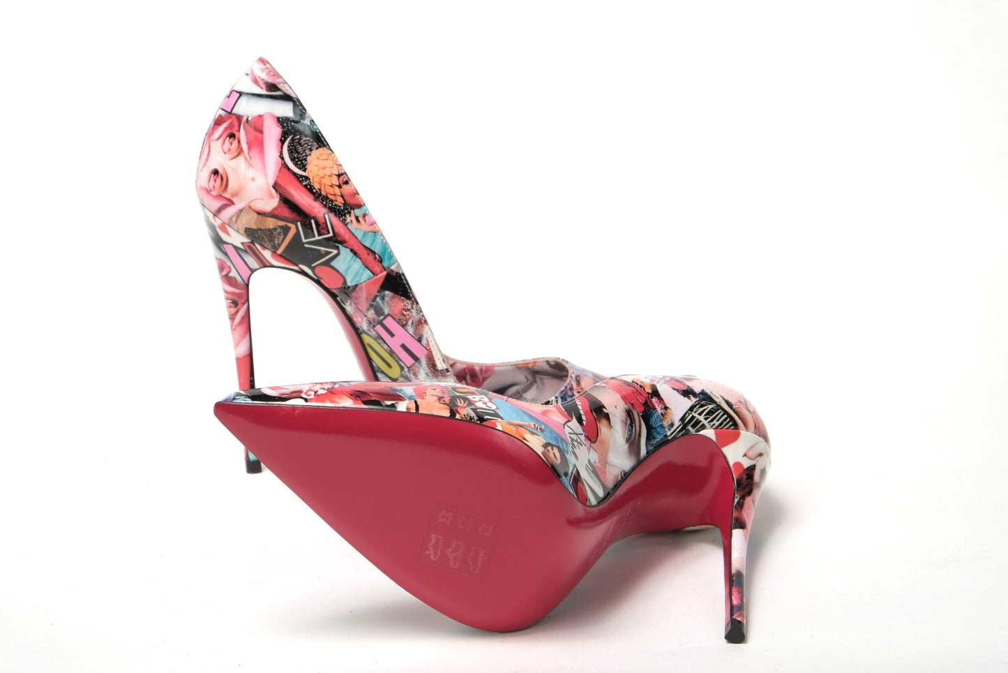 Christian Louboutin Multicolor So Kate Patent High Heel