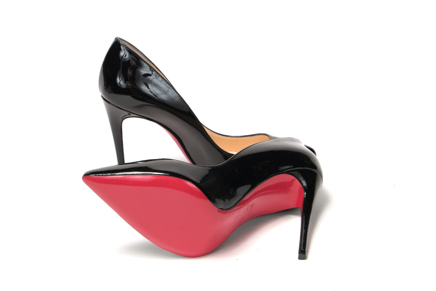 Christian Louboutin Black Pigalle Follies Heel