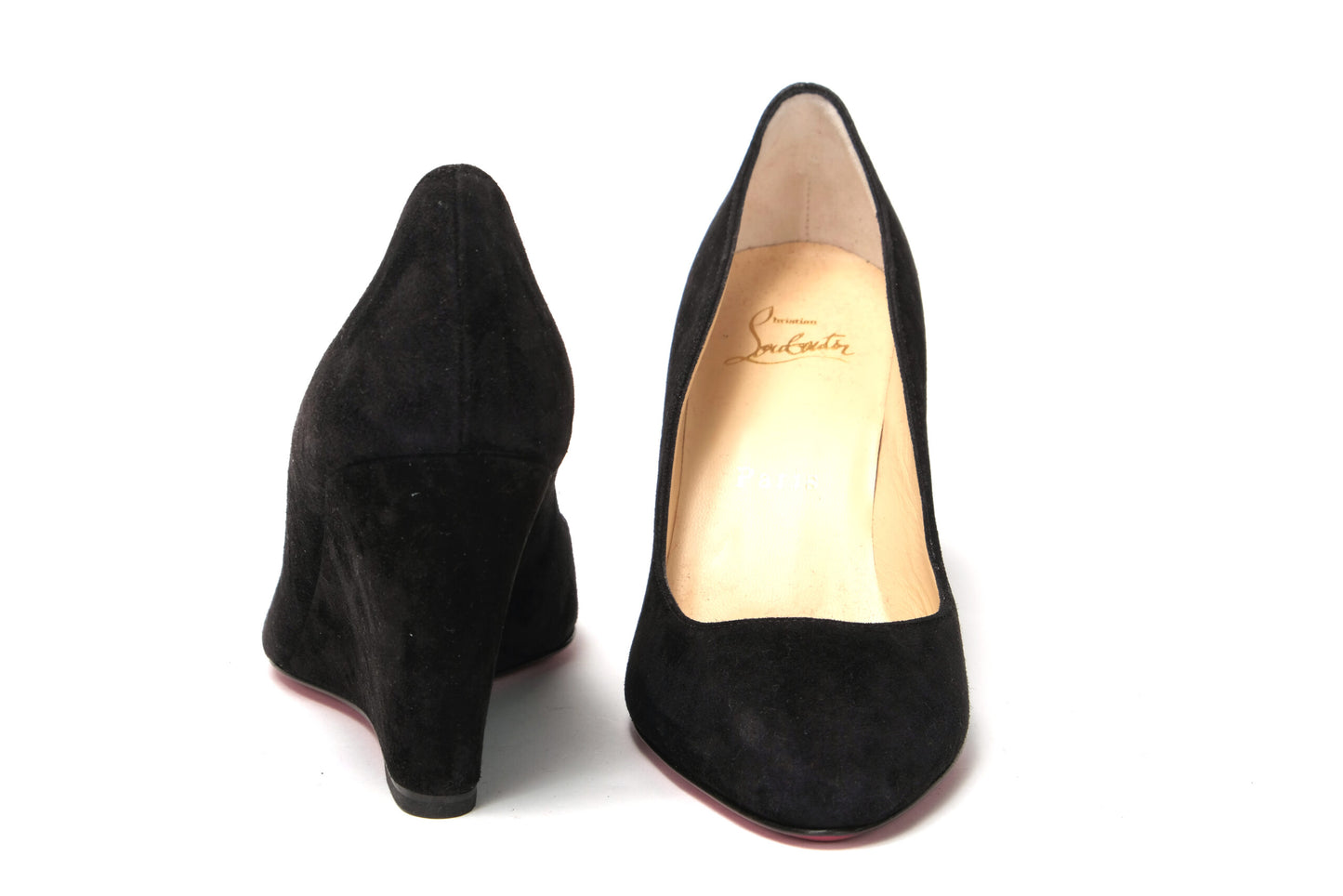 Christian Louboutin Black Tanja 85 Veau Heel