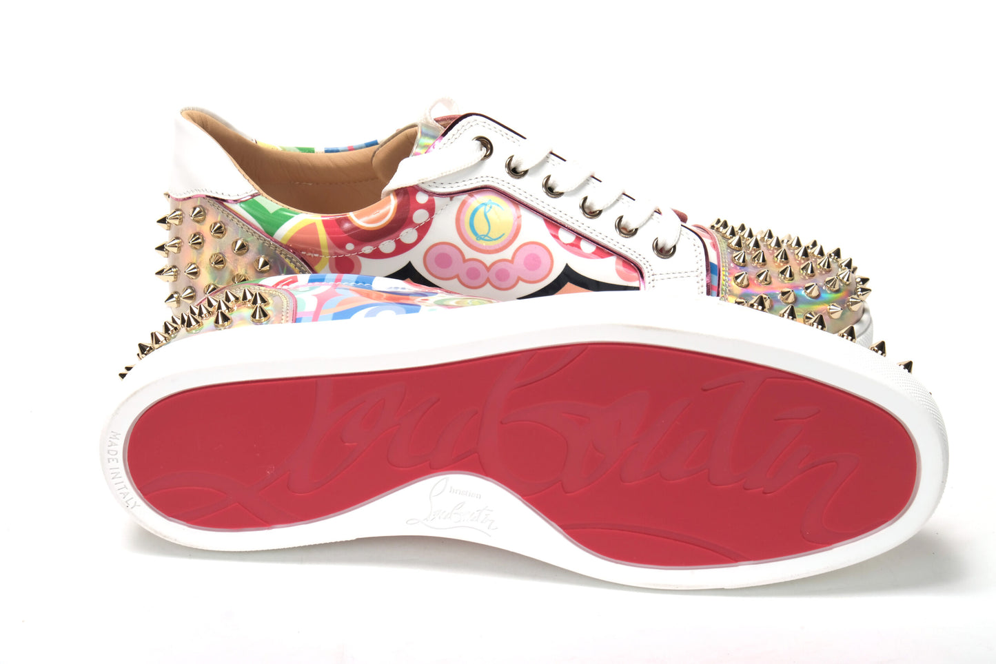 Christian Louboutin Multicolor Version Viera 2 Flat Pat Shoes