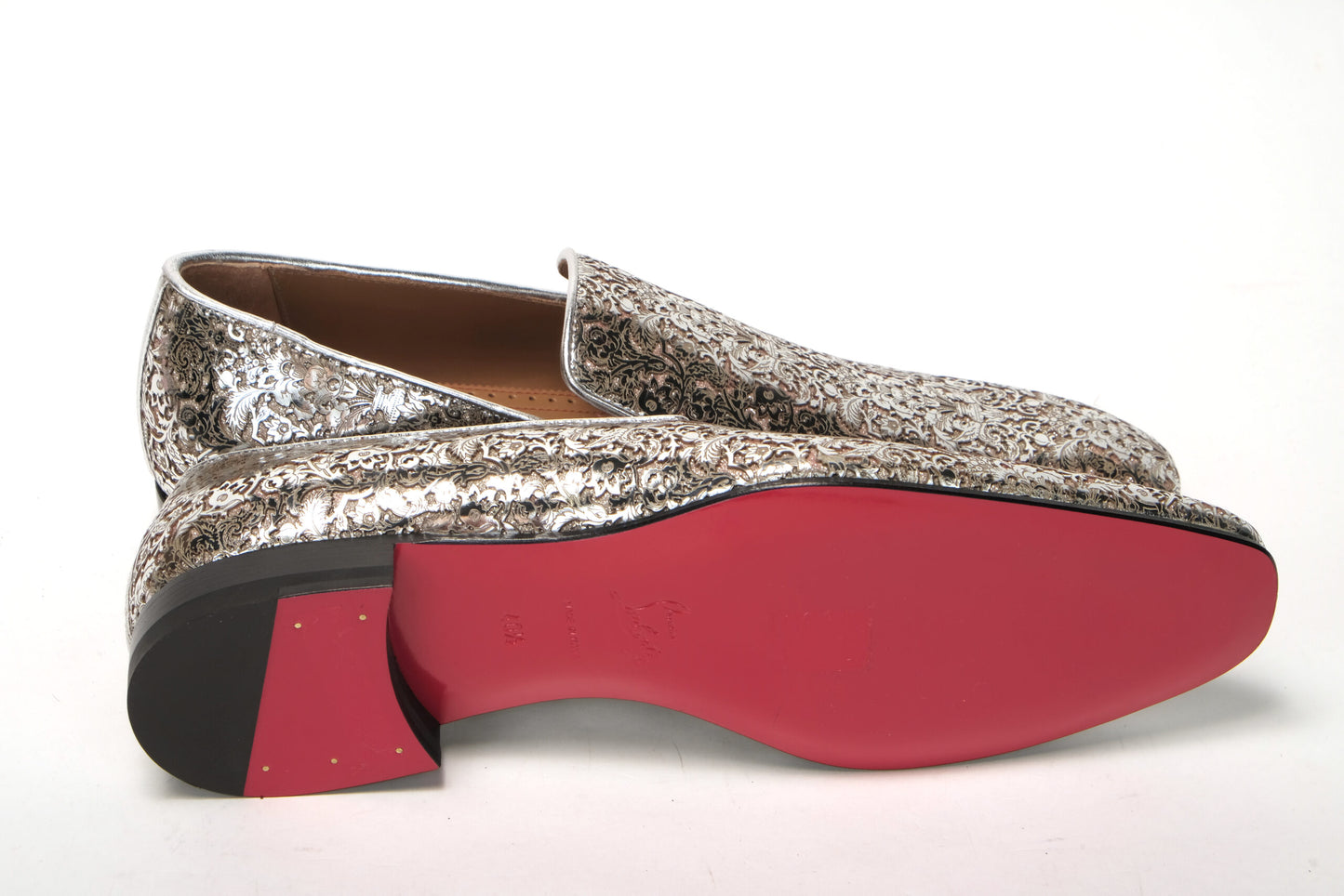 Christian Louboutin Silver Version Dandelion Flat Shoes