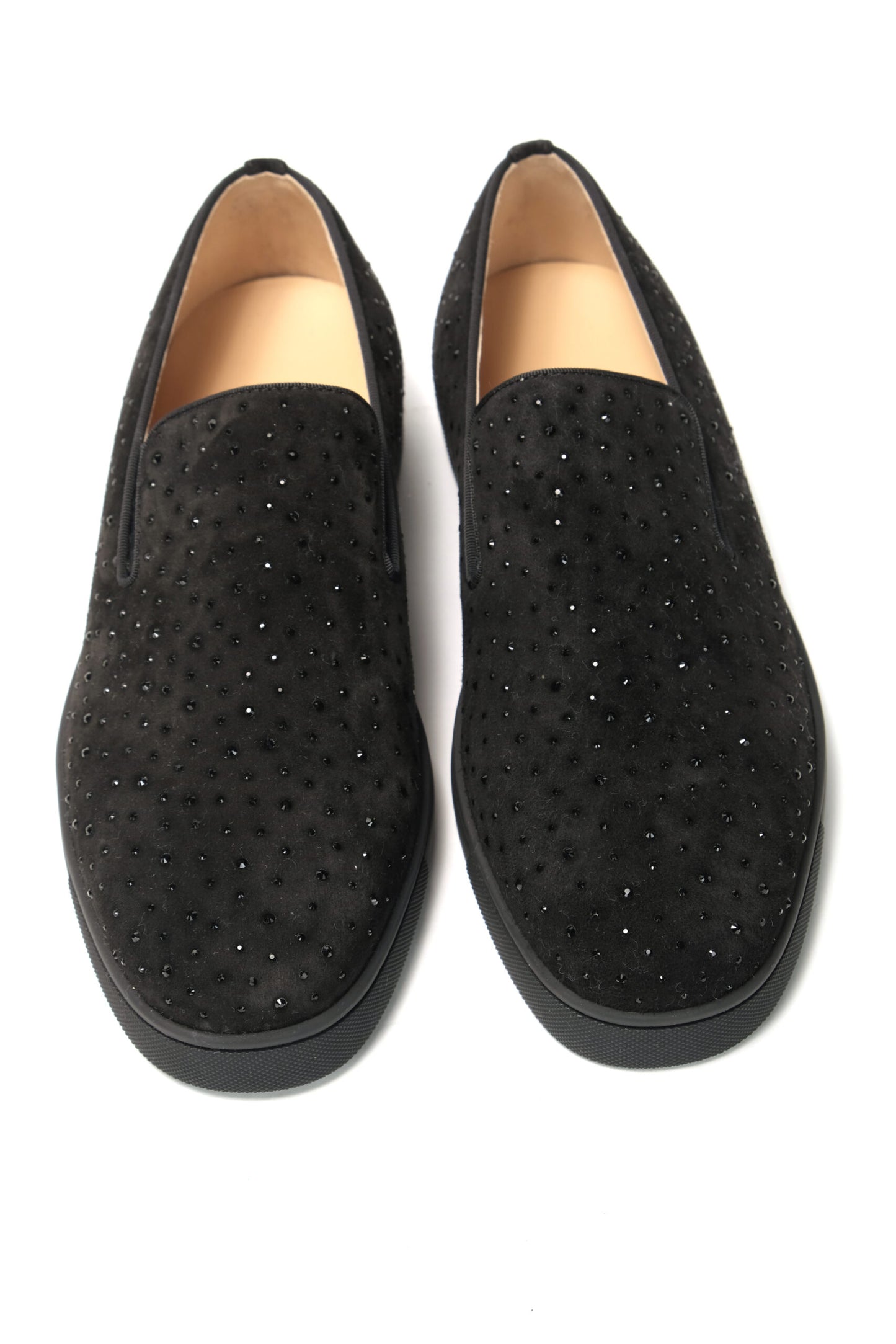 Christian Louboutin Black Boat Man Flat Veau Shoes