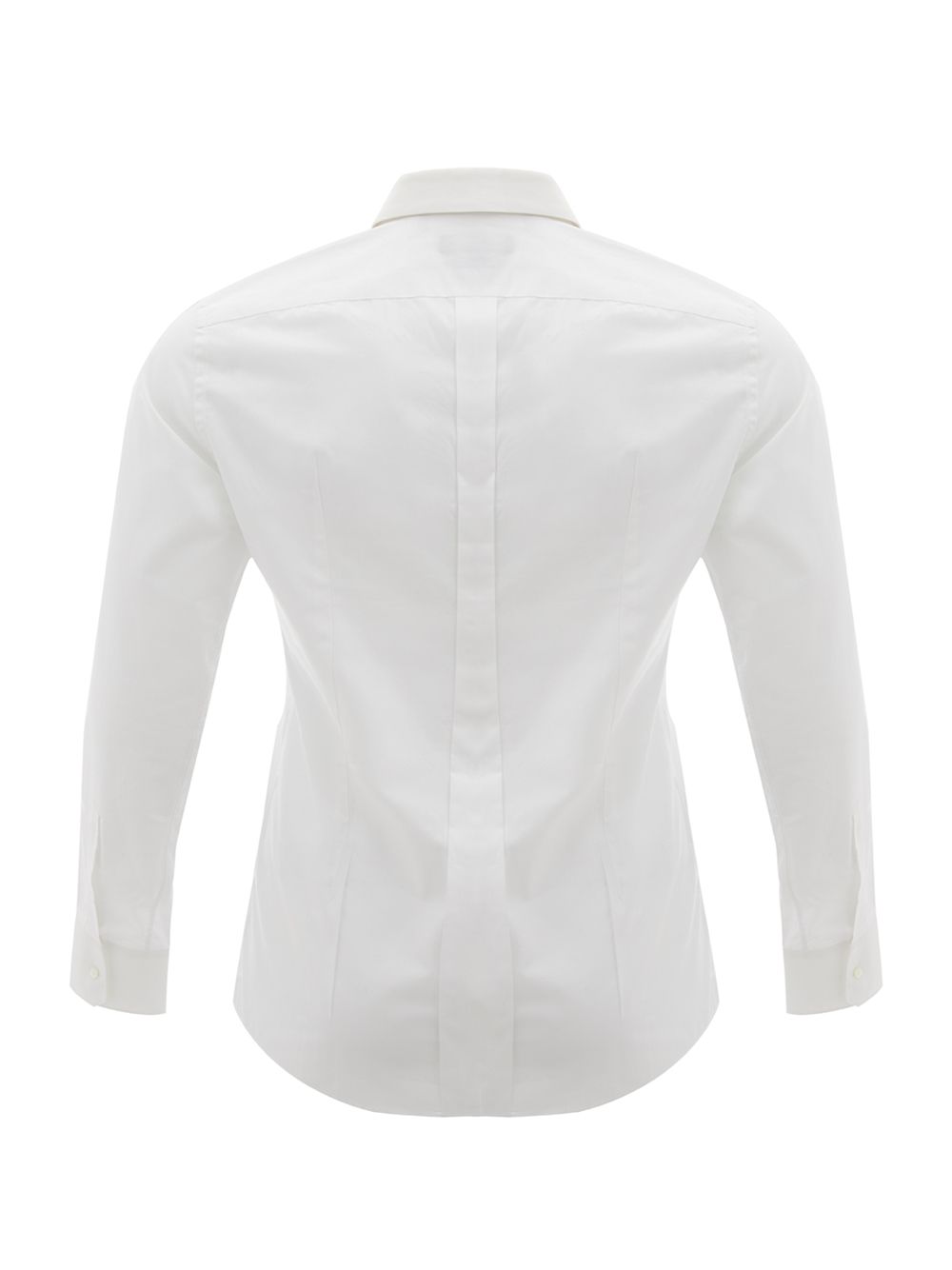 Dolce & Gabbana Elegant Slim Fit White Cotton Shirt